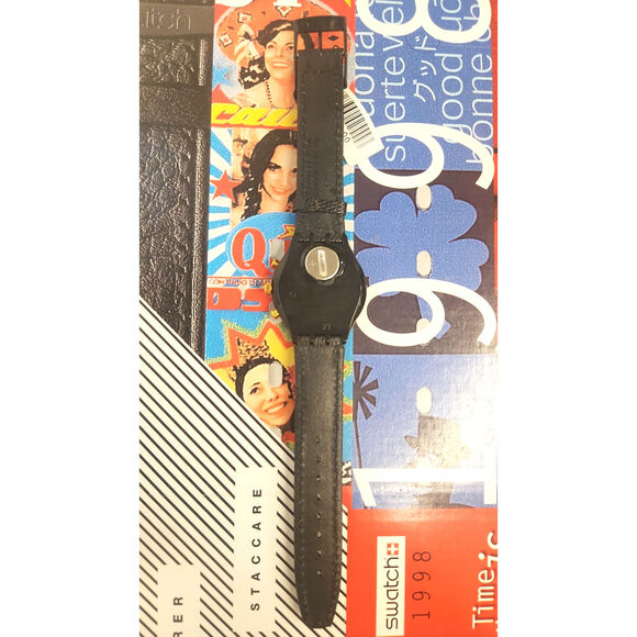 Swatch Watch COLOSSAL SCB109 1992 Chronograph New Old Stock with battery - Picture 5 of 7